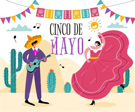 Free Vector Hand Drawn Cinco De Mayo Illustration