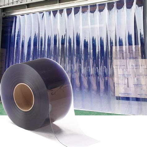 Plastic Strip Door Curtain 148 Feet Clear Smooth Pvc Curtain Bulk Roll Commercial Industrial