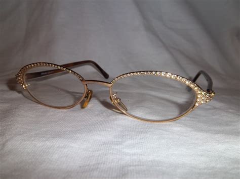 Vintage Gianna Versace Glasses With Diamonds Collectors Weekly