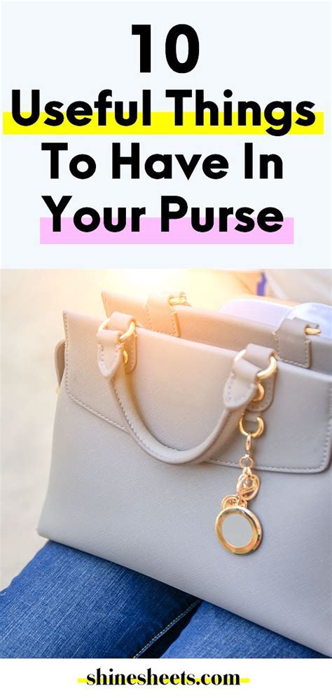 This Beautiful List Of Things To Have In Your Purse Will Help You To Set Up A Handbag That Is