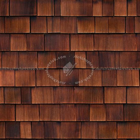 Wood Shingle Roof Texture Seamless 03871