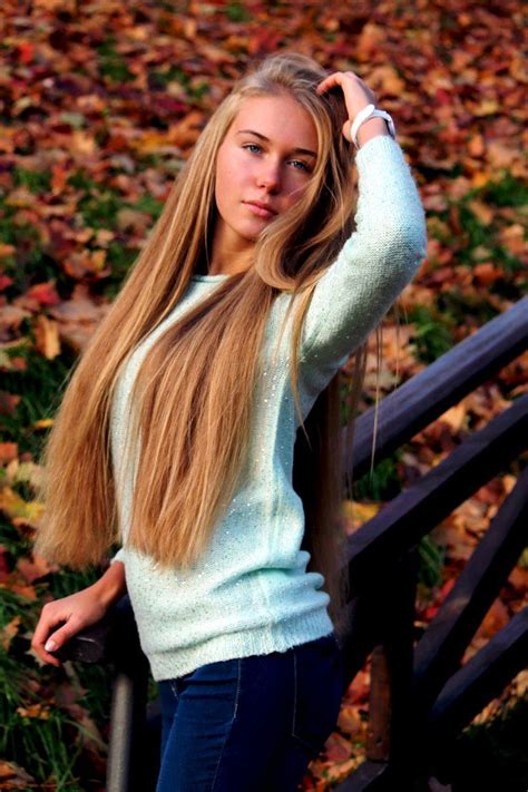nastya frolova long hair styles long blonde hair model hair