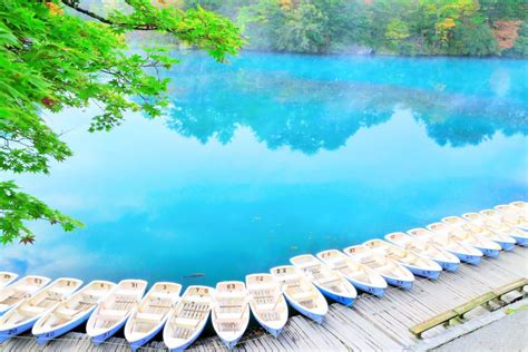 The Five Caldera Lakes In Fukushima Known As Goshiki Numa Were Born