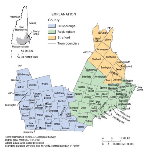 Map Of Southern New Hampshire Verjaardag Vrouw 2020
