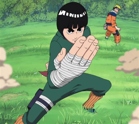 Naruto Is Rock Lees Fighting Stance A Reference Anime And Manga