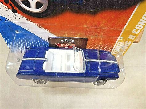 Hot Wheels New Models Ford Mustang Ii Concept Blue