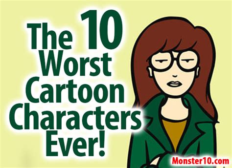 The 10 Worst Cartoon Characters Ever