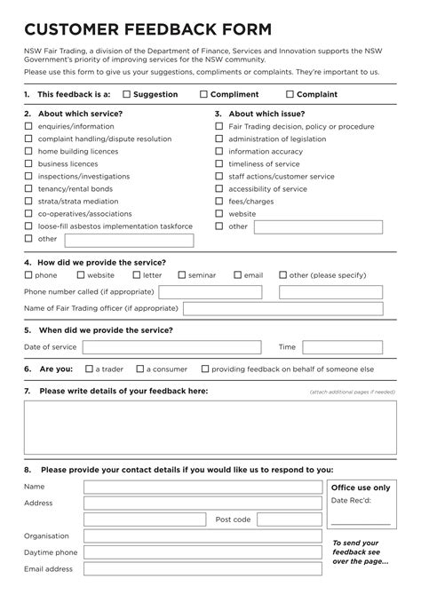 Free 12 Building Satisfaction With Feedback Forms In Pdf Ms Word Excel
