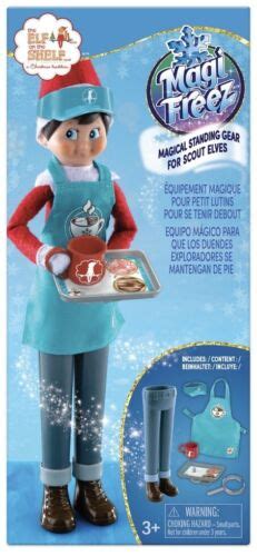 Brand New Elf On The Shelf Magi Freez Standing Gear For Scout Elves