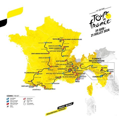 Tour De France Route Map And Cities Drusy Sharon