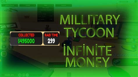 Roblox Military Tycoon Esp Event Parts And İnfinite Money Youtube