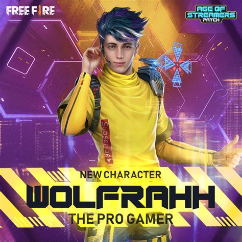 Garena free fire characters list: NEW CHARACTER: WOLFRAHH 🌟 If you... - Garena Free Fire ...