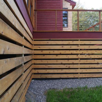 While it may look like it would be difficult to install, this deck skirting isn't unlike a lattice. 1000+ images about Cabin skirting on Pinterest | Deck ...