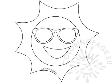 Sunglasses Coloring Pages Coloring Home