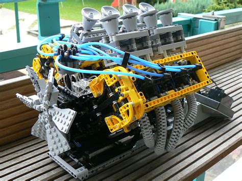 De Todo Un Poco Motor V8 Lego Plástico