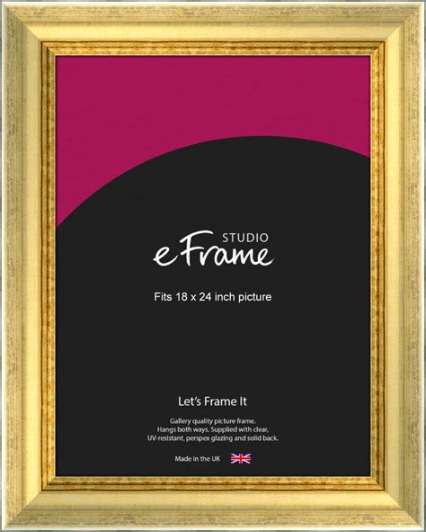 4 out of 5 stars with 2 ratings. Elegant Gold Picture Frame, 18x24" | eFrame