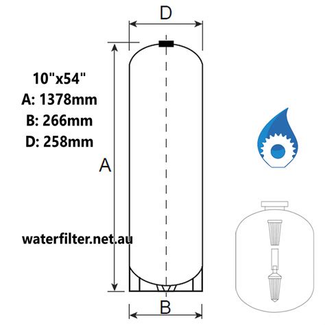 Water Softener Filter Frp Pressure Vessel Tank Australia