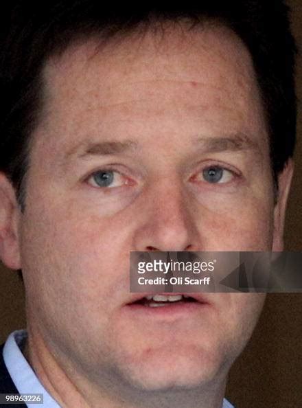 nick clegg the leader of the liberal democrat party leaves his home news photo getty images