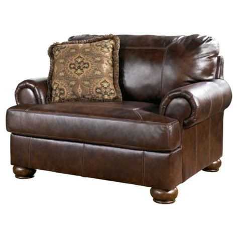 See more ideas about leather chair with ottoman, chair, leather chair. Shop Axiom Walnut Brown Oversized Leather Chair ...