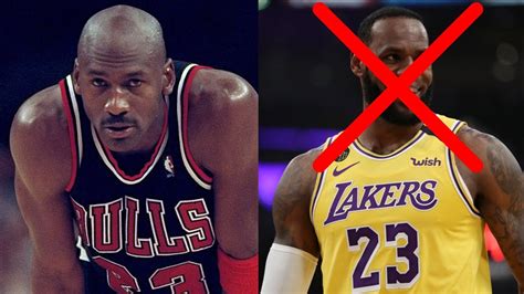 Why Lebron James Will Never Be Better Than Michael Jordan Youtube