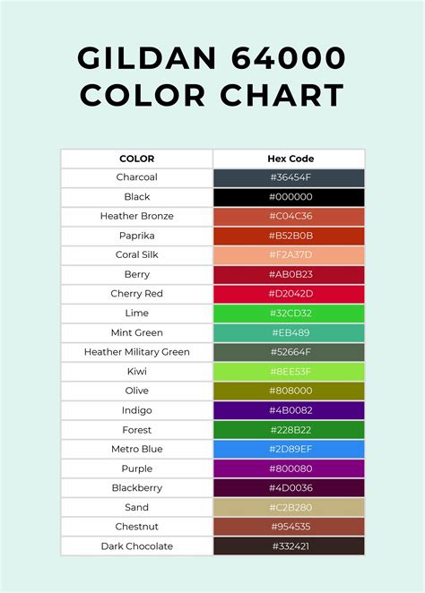 Diamond Color Chart Illustrator Pdf
