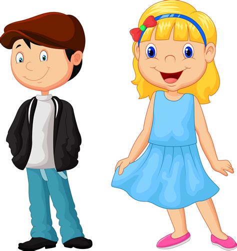 Cartoon Pictures Of Boys And Girls Clip Art Library