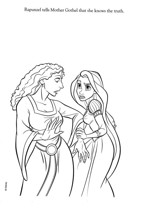 Disney Coloring Pages  Disney coloring pages, Tangled coloring pages