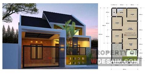 Dengan fasad yang indah dan menawan, pasti rumah akan semakin atraktif. Rumah Minimalis 6x12 Tampak Depan 3 Kamar tidur - DESAIN ...