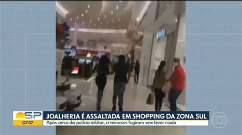 Criminosos Assaltam Joalheria E Disparam Tiros Em Shopping Da Zona Sul De Sp São Paulo G1