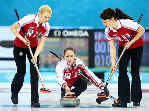 Sochi 2014 Day 4 Curling Womens Round Robin Session 1 Anna Sidorova