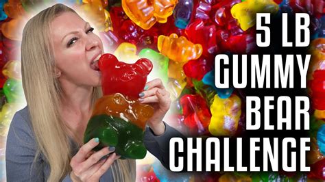 The 5 Lb5000 Gummy Bear Challenge Did I Finish It Youtube