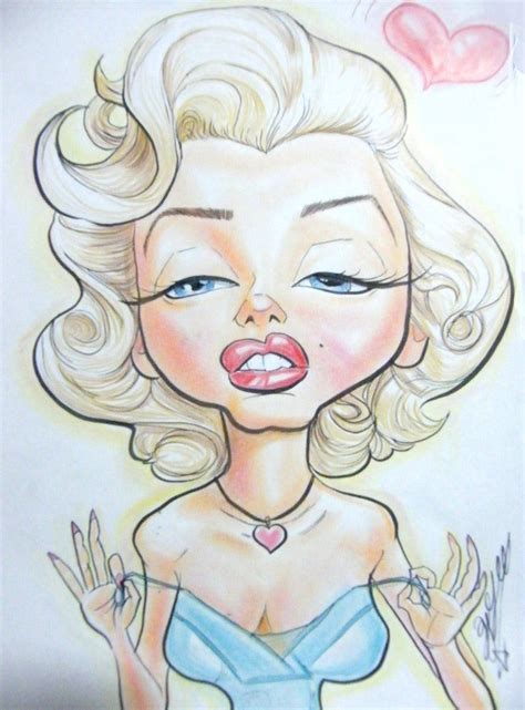 Marilyn Monroe By Fyra Deviantart Com Caricatures2 Marilyn Monroe
