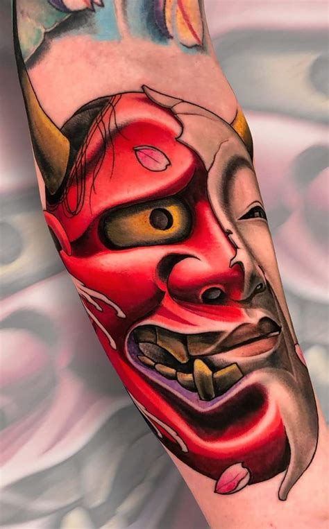 Unglücklicherweise Replik Ernennen japanese mask tattoo flash Steuern