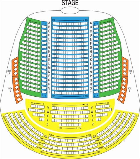 Dr Phillips Center Seating Chart With Seat Numbers