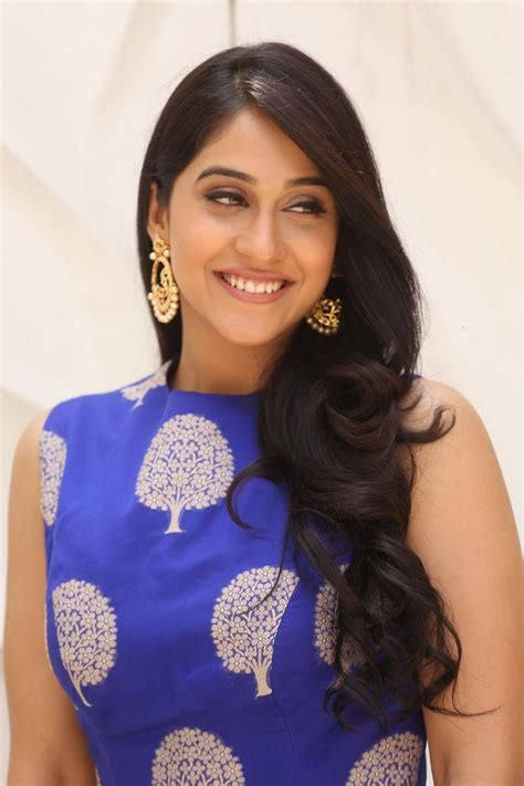 Regina Cassandra Latest Cute Expression Blue Dress Spicy Photoshoot Images At Shourya Release