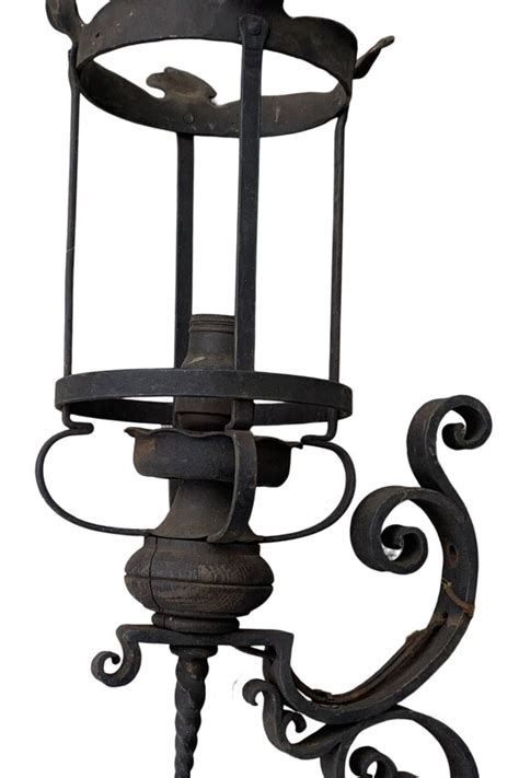Set Of 8 Hand Forged Wrought Iron Wall Sconces Etsy