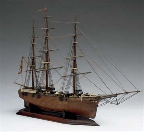 A 19th Century American Folk Art Model Of A Clipper Ship Late 19th