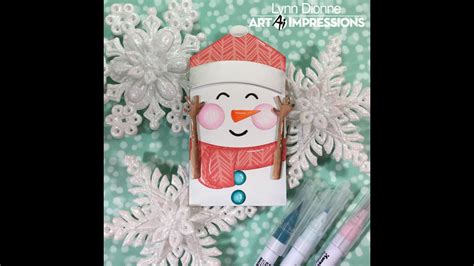 About gift card impressions gci, is a gift card industry leader providing engagement and gifting solutions to leading retailers, gift card. Art Impressions Snowman Gift Card Holder - YouTube