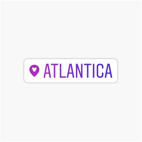 Atlantica Sticker For Sale By Sketches15 Redbubble