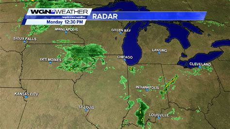 Rain Moving Into The Chicago Area This Afternoon Thunderstorms And
