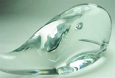 Fm Konstglas Ronneby Sweden Art Glass Whale Artist Signed F Etsy