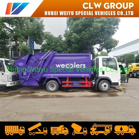 Sinotruk HOWO 10000liters 10cbm 4X2 Compactor Garbage Truck Trash