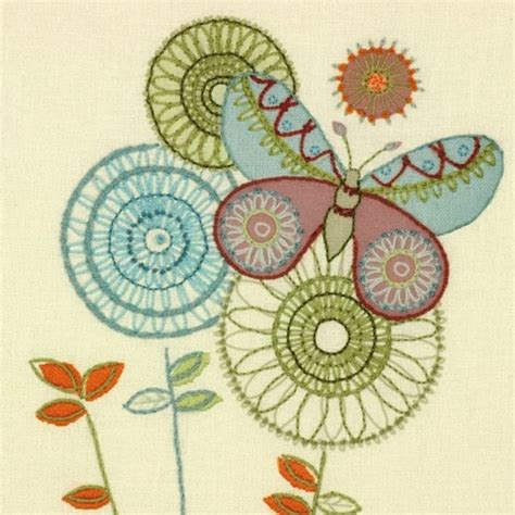 The Butterfly Crewel Embroidery Kit Is A Creative Hand Embroidery Kit