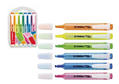Stabilo Highlighter Swing Cool Assorted Colours 6 Pack