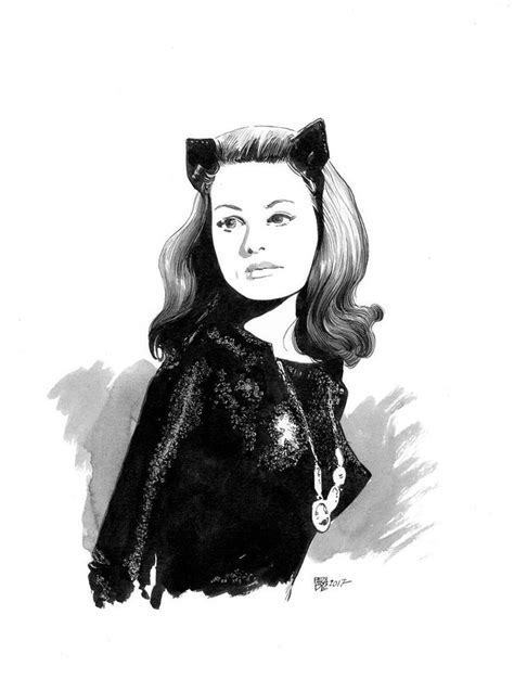 Catwoman Julie Newmar Original Art By Paradis Kunstproduktion