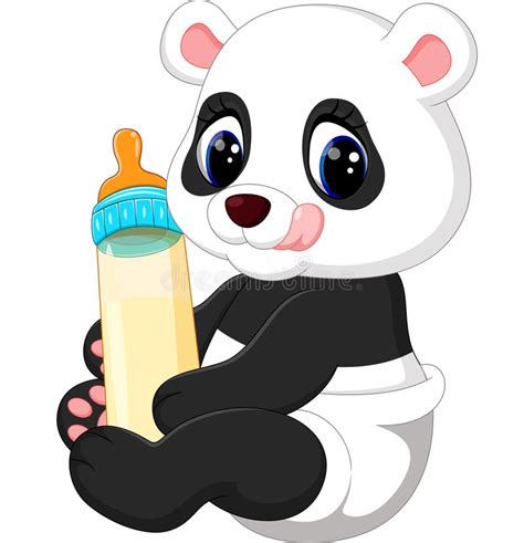 Cute Baby Panda Cartoon Stock Vector Illustration Of Funny 71796483