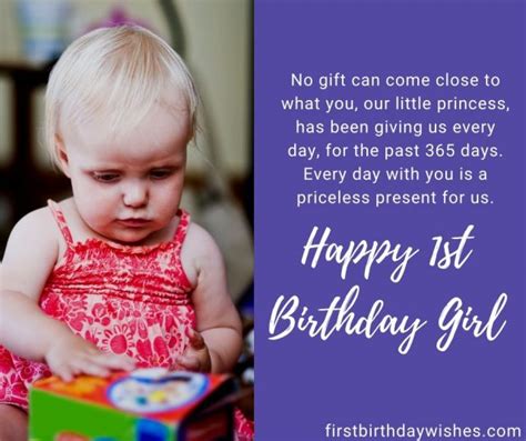 75 Sweet Happy 1st Birthday Wishes For Baby Girl 2024