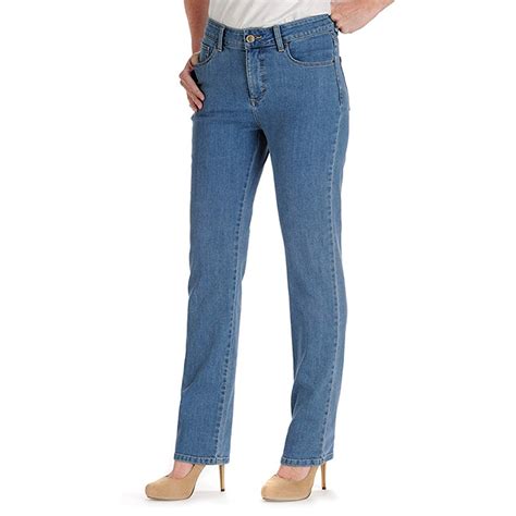 Lee Womens Tall Instantly Slims Classic Relaxed Fit Monroe Straight Leg