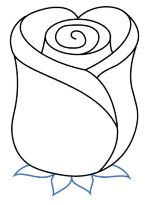 Como Desenhar Uma Rosa Desenhos Para Colorir