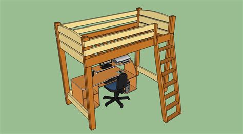 How To Build A Loft Bed With Stairs Howtospecialist How To Build